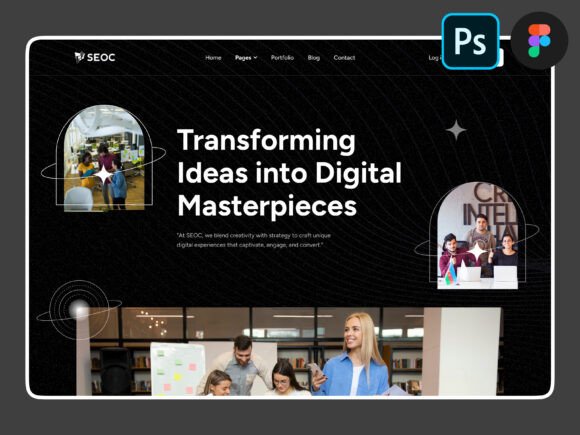 Creative Agency Landing Page PSD Figma: A Practical Evaluation
