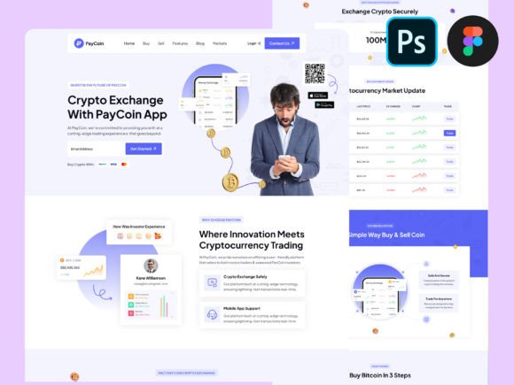 Crypto Exchange with PayCoin UI Design Evaluation