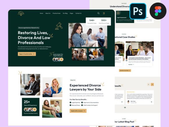 Designing Trust: How a Modern Divorce Law Firm Landing Page Transforms Client Acquisition