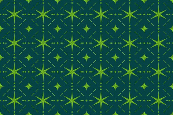 Evaluating the Green Star Seamless Pattern for Professional Design Projects