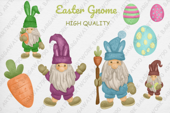 Gnome Easter Clipart Element: A Creative Toolkit for Seasonal Design