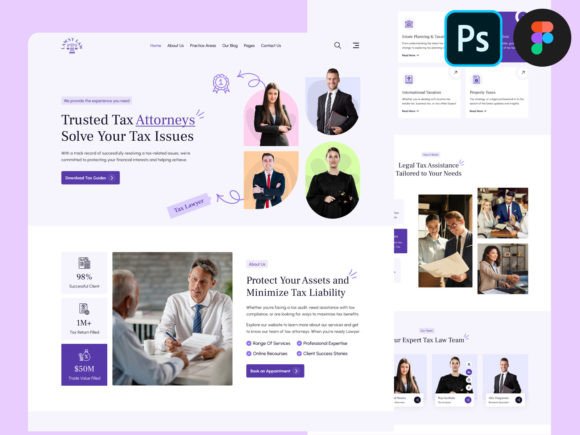 Tax Lawyer Law Firm Landing Page UI: A Strategic Blueprint for Modern Legal Practice